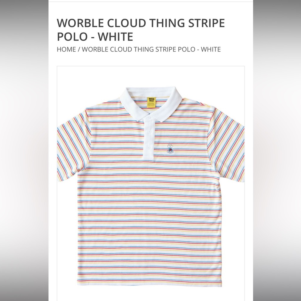Worble polo shirt size medium no tag for size